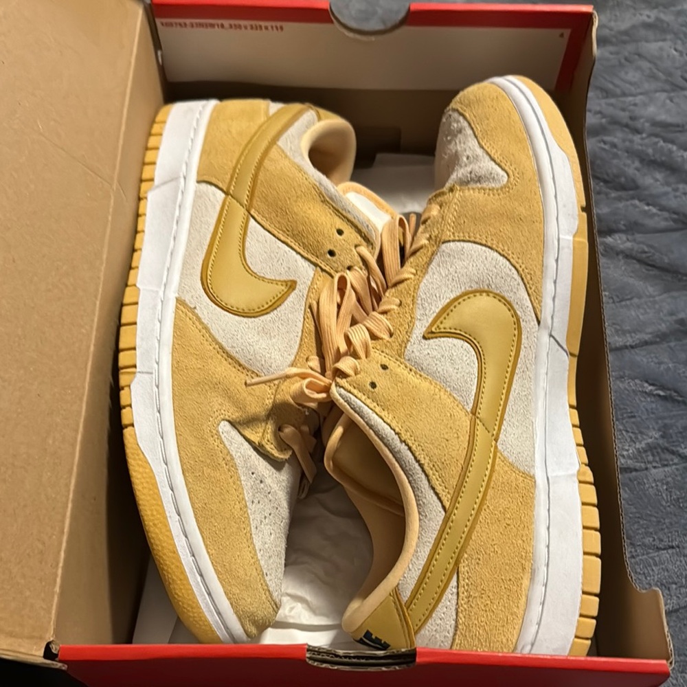 Nike Mustard and Cream Sneakers